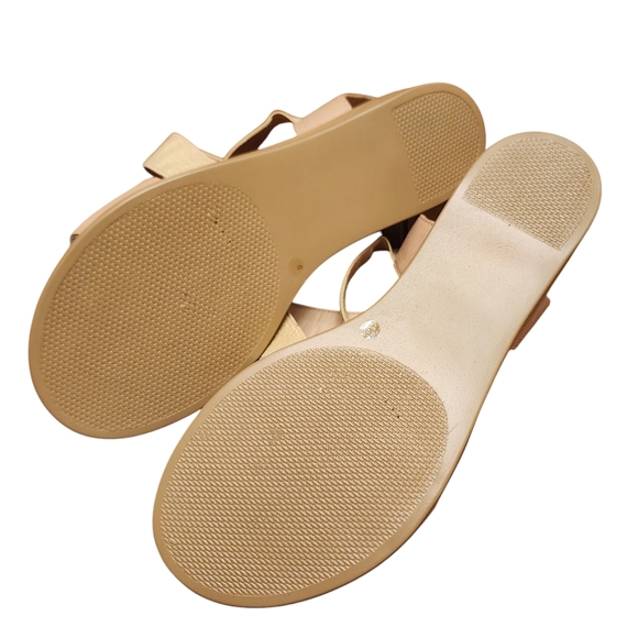 Michelle D Strappy Beige Sandals Size 9 - Picture 7 of 11